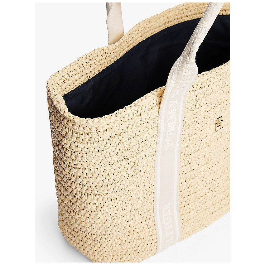 Sac à Main Femme Tommy Hilfiger SPRING LOGO TOTE Beige Cloane vannes