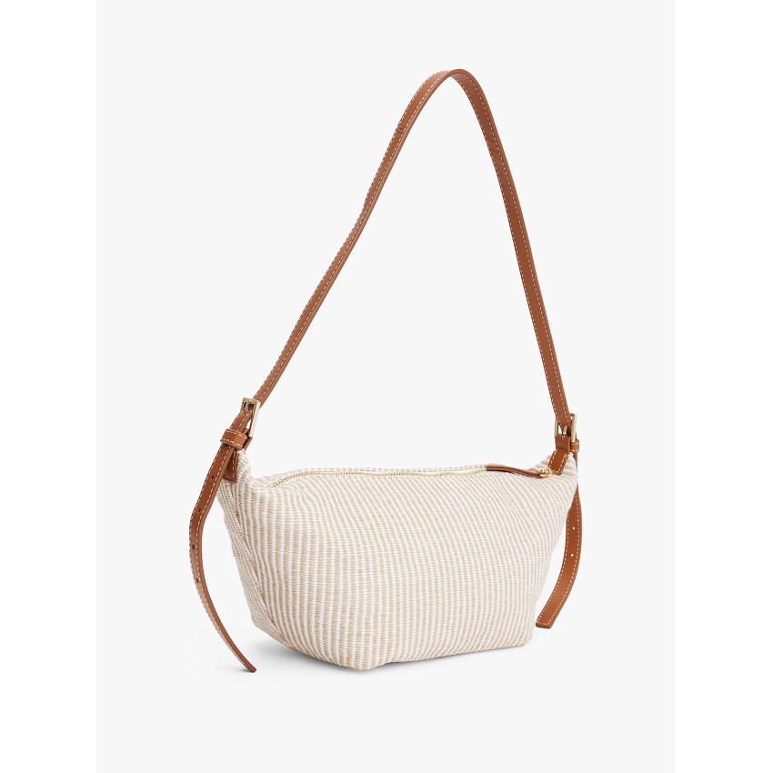 Sac à Main Femme Tommy Hilfiger PREMIUM BEACH Ecru Cloane Vannes AW0AW17177 0F4