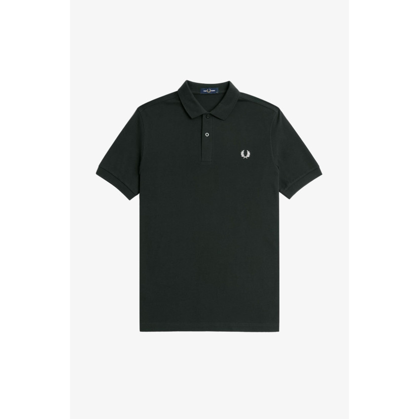 Polo Homme Fred Perry PLAIN M6000 Vert Foncé Cloane Vannes