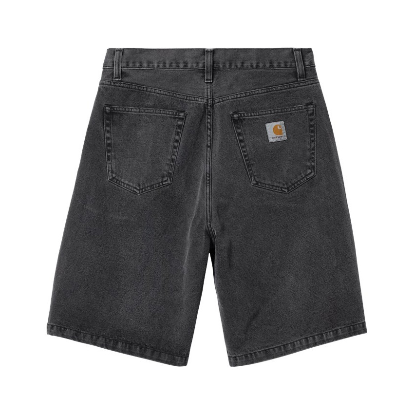 Short en Jean Carhartt Wip Homme LANDON Noir Délavé Cloane Vannes I030469 89 60
