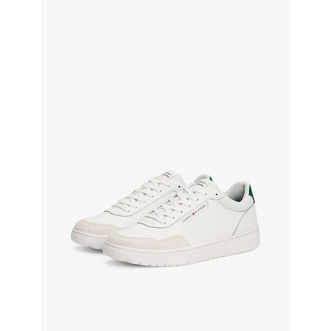 Baskets en Cuir Tommy Hilfiger Homme CORE Ecru Cloane Vannes FM0FM05467 YBL