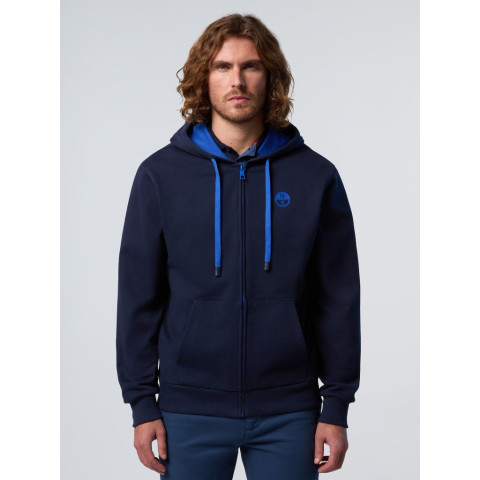 Sweat à Capuche Zippé North Sails Homme Bleu Marine Cloane Vannes 691366