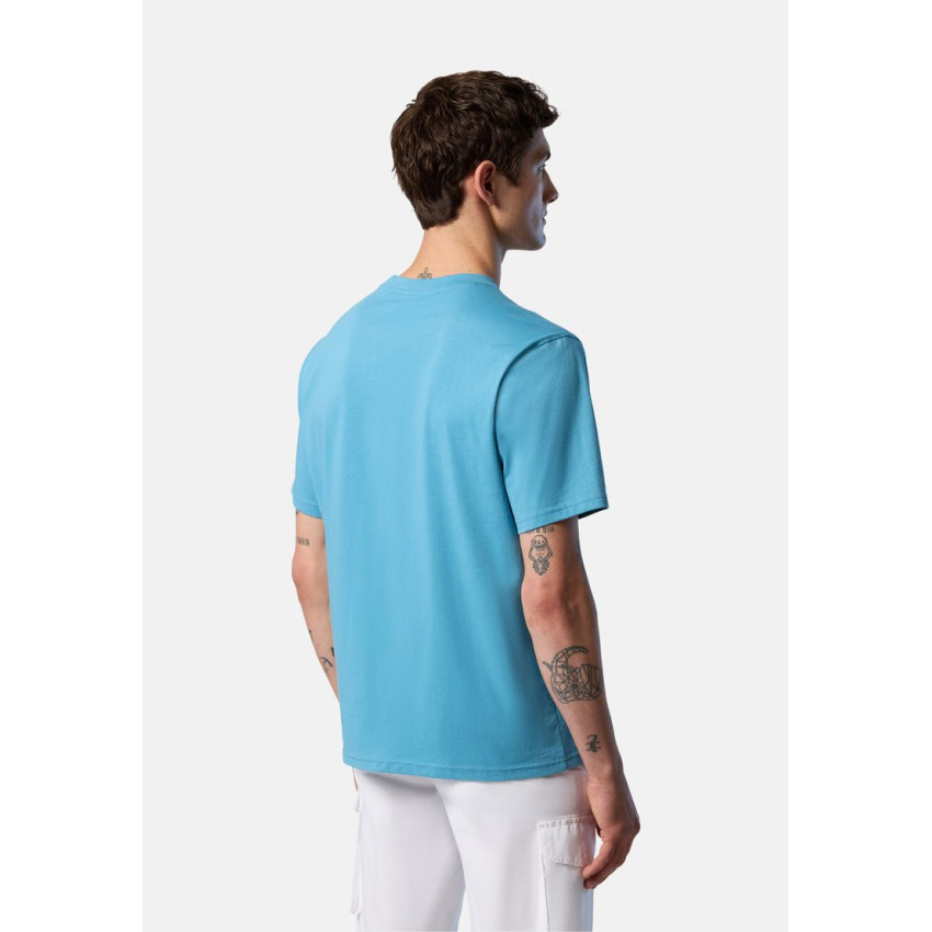 T-Shirt Homme North Sails BASIC Turquoise Cloane Vannes 692972