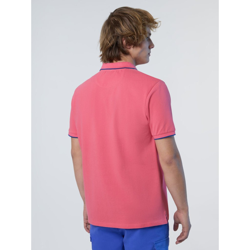 Polo Homme North Sails BASIC Fuschia Cloane Vannes 692452