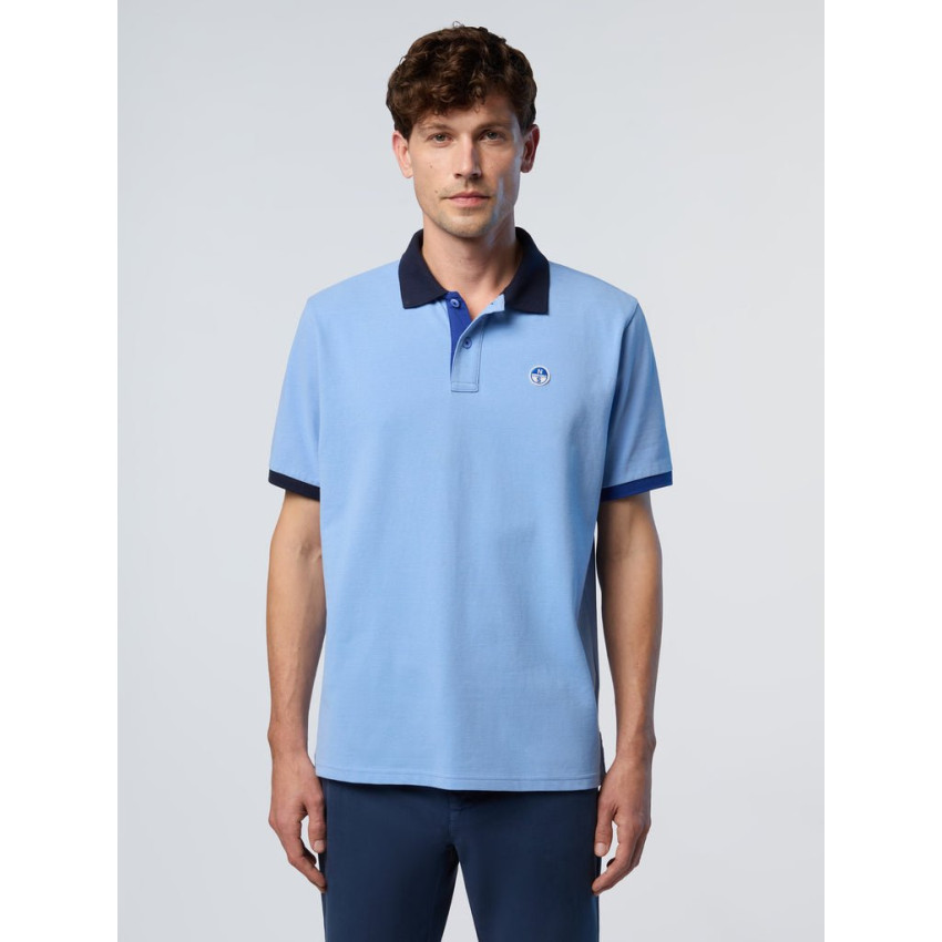 Polo Homme North Sails BASIC Bleu Ciel Cloane Vannes 692440 757