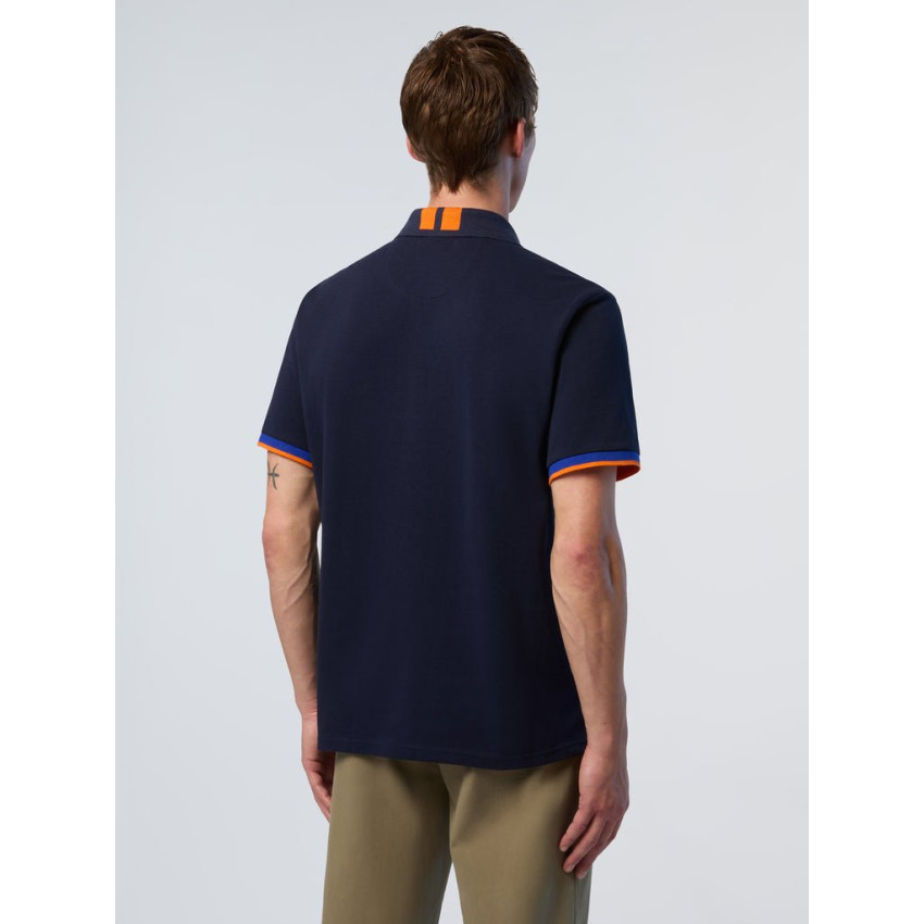 Polo Homme North Sails GRAPHIC Bleu Marine Cloane Vannes 692445 802