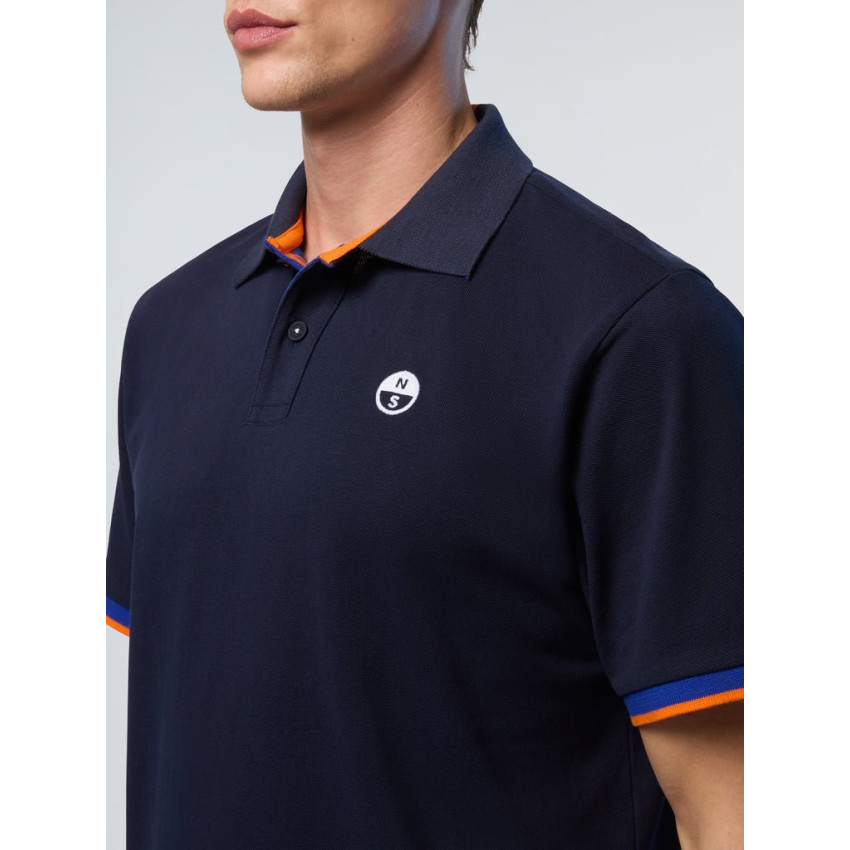 Polo Homme North Sails GRAPHIC Bleu Marine Cloane Vannes 692445 802
