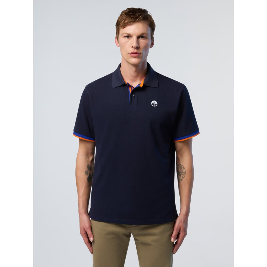 Polo Homme North Sails GRAPHIC Bleu Marine Cloane Vannes 692445 802