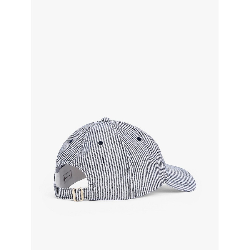 Casquette en Lin Femme Tommy Hilfiger PREMIUM BEACH Bleu Marine Cloane Vannes AW0AW17141