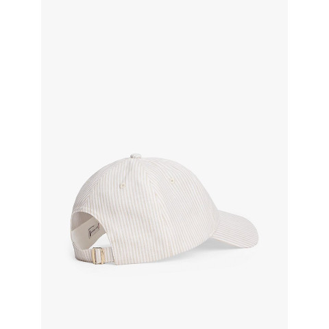 Casquette en Lin Femme Tommy Hilfiger PREMIUM BEACH Ecru Cloane Vannes AW0AW17141
