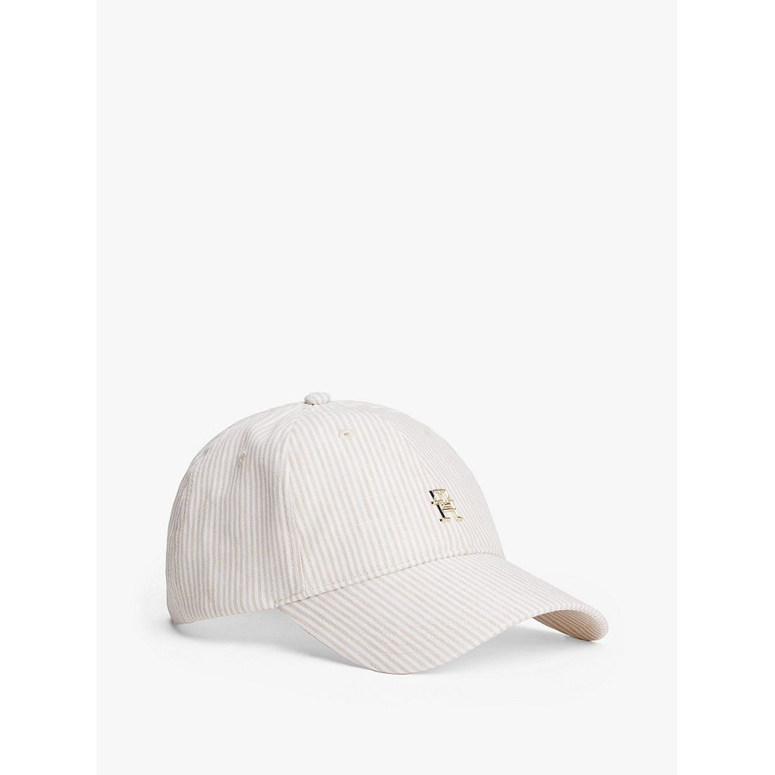 Casquette en Lin Femme Tommy Hilfiger PREMIUM BEACH Ecru Cloane Vannes AW0AW17141