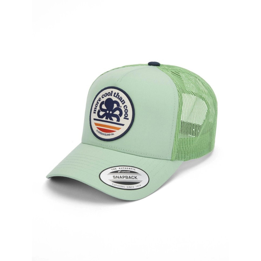 Casquette Homme Jonsen Island TRUCKER COOL Vert Cloane Vannes