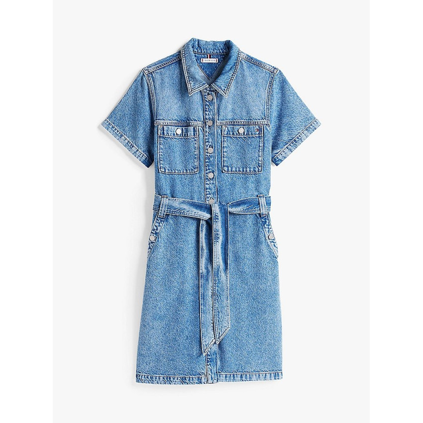 Robe Femme tommy Hilfiger JEANS Denim Cloane Vannes WW0WW44380 1A8