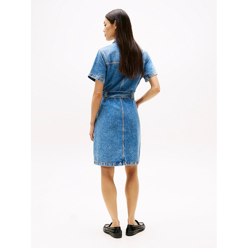 Robe Femme tommy Hilfiger JEANS Denim Cloane Vannes WW0WW44380 1A8