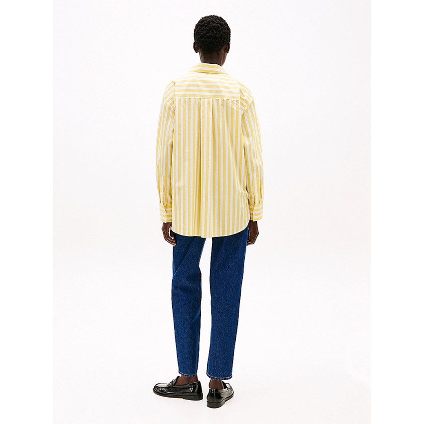 Chemise Femme Tommy Hilfiger ESSENTIAL Jaune Cloane Vannes WW0WW45612 0FT