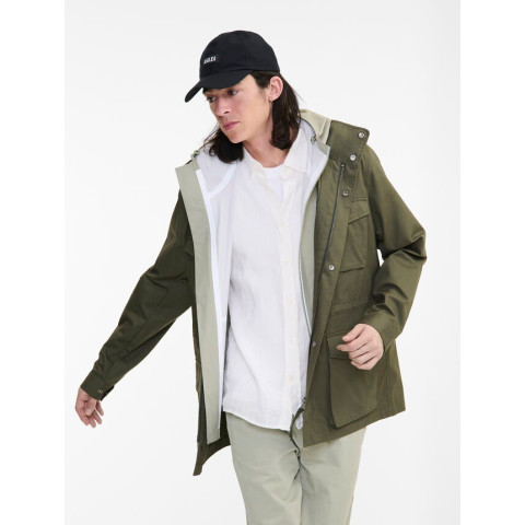 Veste Homme Aigle SAHARIENNE Kaki Cloane Vannes AIS25MOUT004