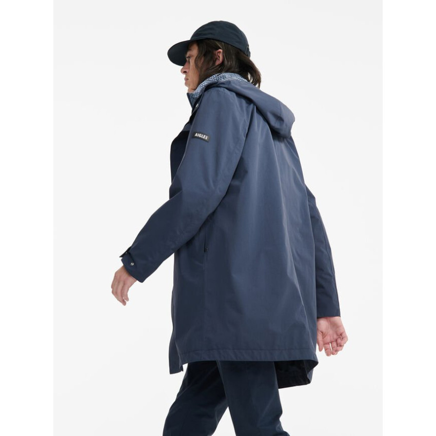 Parka Homme Aigle MTD Bleu Marine Cloane Vannes AIS25MOUT008