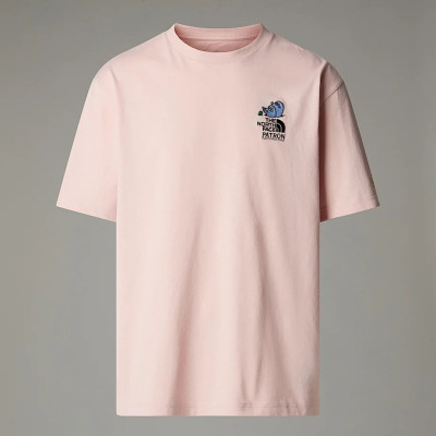 T-Shirt Homme The North Face MOUNTAIN CLEANUP Rose Cloane Vannes NF0A8C4D LK6