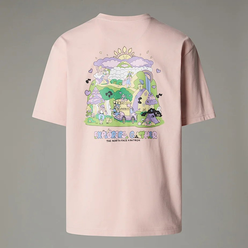 T-Shirt Homme The North Face MOUNTAIN CLEANUP Rose Cloane Vannes NF0A8C4D LK6