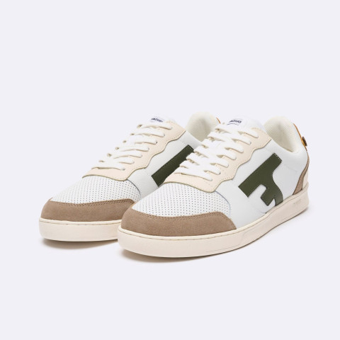 Baskets Faguo Homme HAZEL Blanc Cloane Vannes  S25CG3206 WHI83