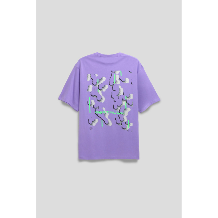 T-Shirt Homme Gertrude LEONCE ADN Violet Cloane Vannes E25LEONCEADN