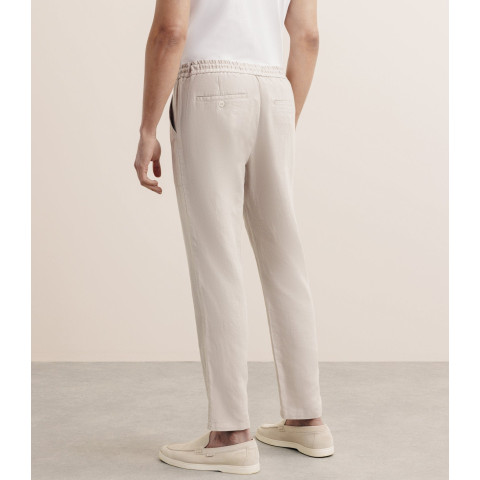 Pantalon Izac Homme PECILE Beige Cloane Vannes PCE25PECILE