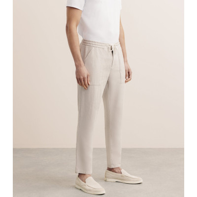 Pantalon Izac Homme PECILE Beige Cloane Vannes PCE25PECILE