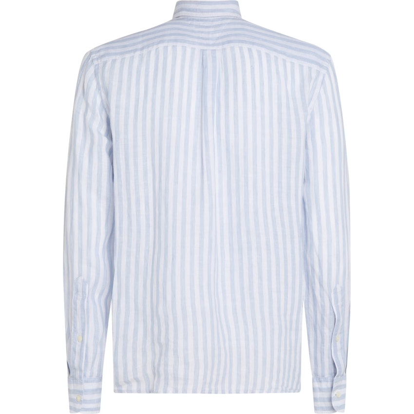 Chemise en Lin Homme Tommy Hilfiger ESSENTIAL Bleu Ciel Cloane Vannes MW0MW38581
