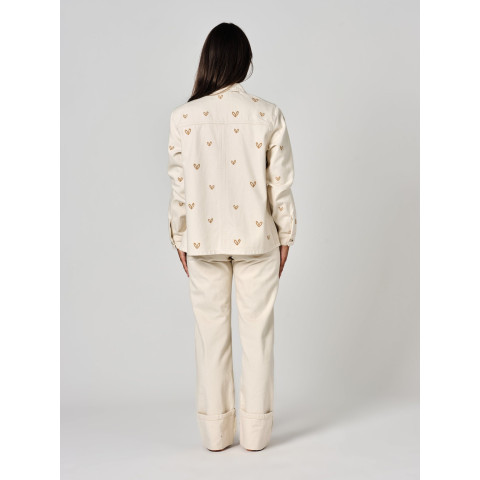 Veste Fam Paris Femme VIVIAN Beige Cloane Vannes LV95