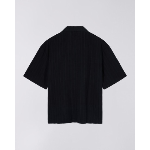 Chemise Homme Edwin Manches Courtes SAGA Noir Cloane Vannes I035017 89