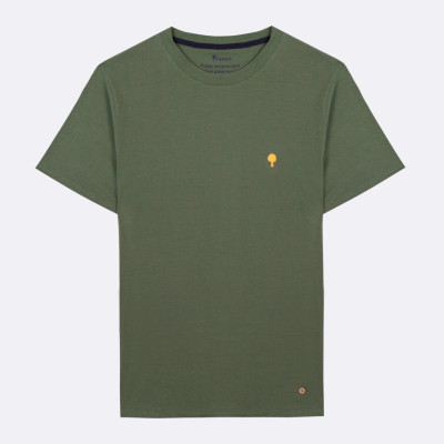 T-Shirt Faguo Homme ARCY Kaki Cloane Vannes S23TS0109 KAK00