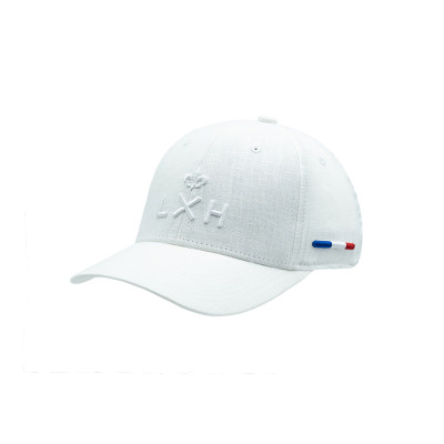 Casquette Mixte en Lin LXH HÉRITAGE Blanc Cloane Vannes LXH19007