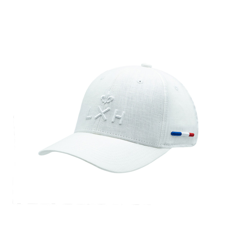 Casquette Mixte en Lin LXH HÉRITAGE Blanc Cloane Vannes LXH19007