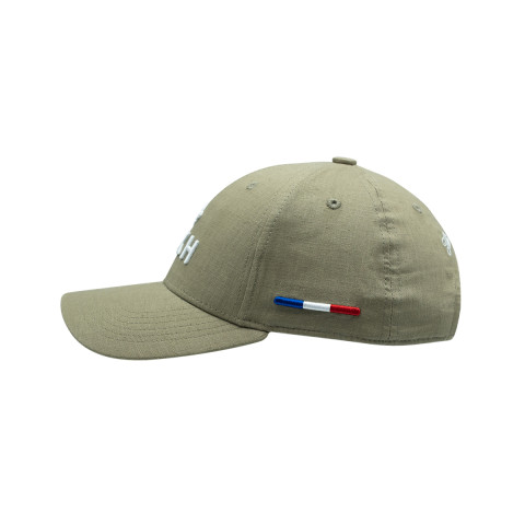 Casquette Mixte LXH en Lin HÉRITAGE Kaki Cloane Vannes LXH19006