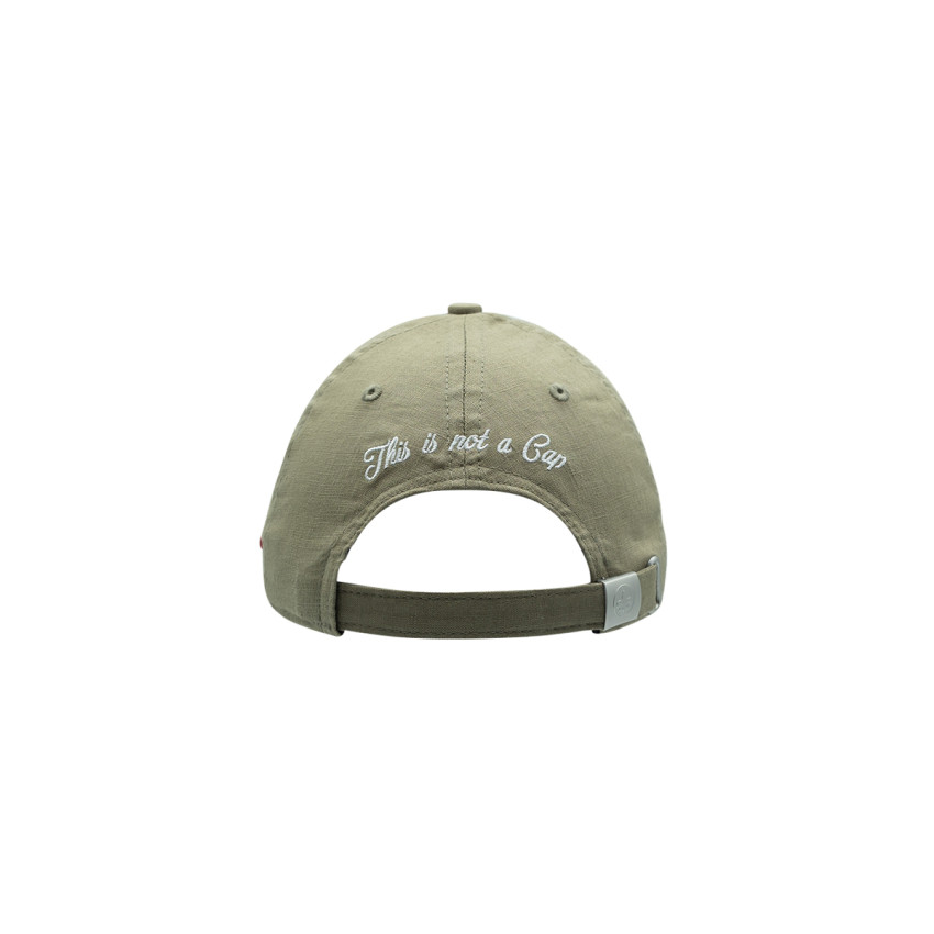 Casquette Mixte LXH en Lin HÉRITAGE Kaki Cloane Vannes LXH19006