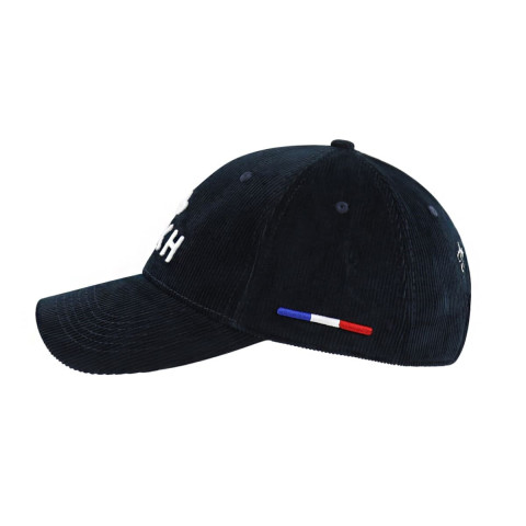 Casquette en Velours Côtelé LXH Mixte HÉRITAGE Bleu Marine Cloane Vannes LXH1004