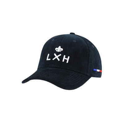 Casquette en Velours Côtelé LXH Mixte HÉRITAGE Bleu Marine Cloane Vannes LXH1004