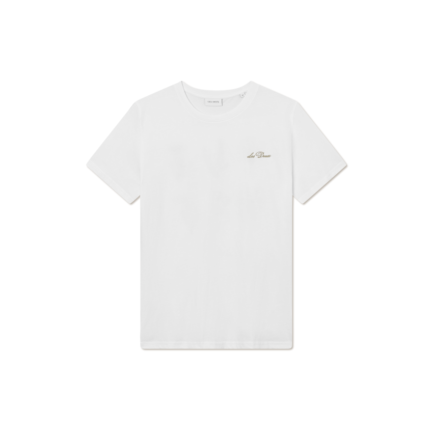 T-Shirt Homme Les Deux WILD FLOWER Blanc Cloane Vannes 1000218