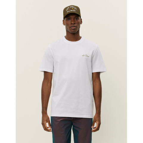 T-Shirt Homme Les Deux WILD FLOWER Blanc Cloane Vannes 1000218