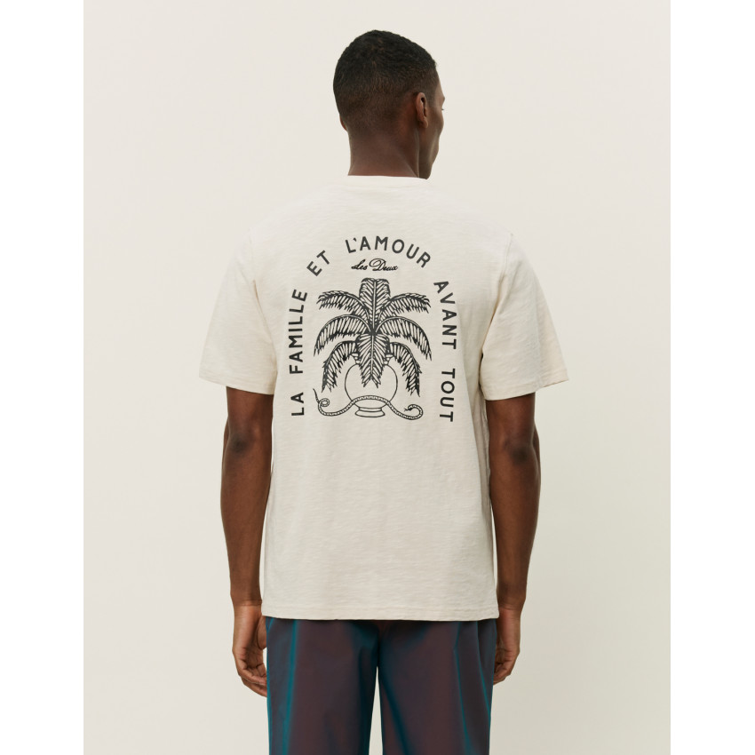 T-Shirt Les Deux Homme DIAZ Ecru Cloane Vannes 1000212
