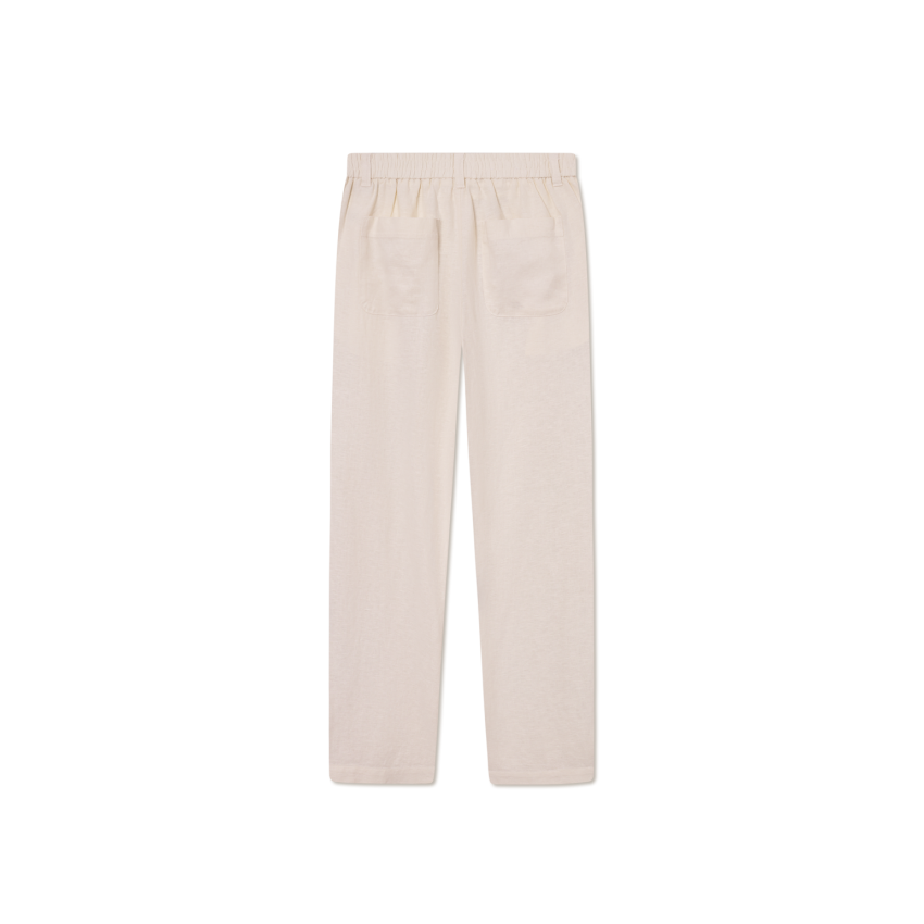 Pantalon en Lin Les Deux Homme PINO Ecru Cloane Vannes 1000060