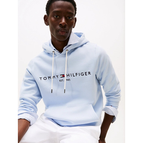 Sweat à Capuche Homme Tommy Hilfger HOODY Bleu Ciel Cloane Vannes MW0MW11599
