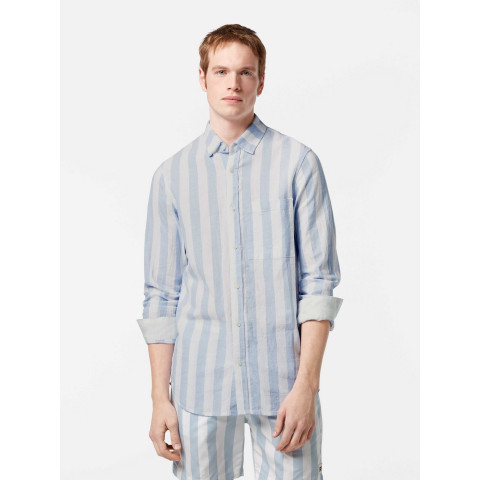 Chemise Scotch & Soda Homme YARN Bleu Cloane Vannes 180131 420