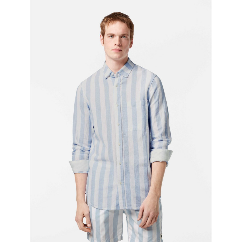 Chemise Scotch & Soda Homme YARN Bleu Cloane Vannes 180131 420