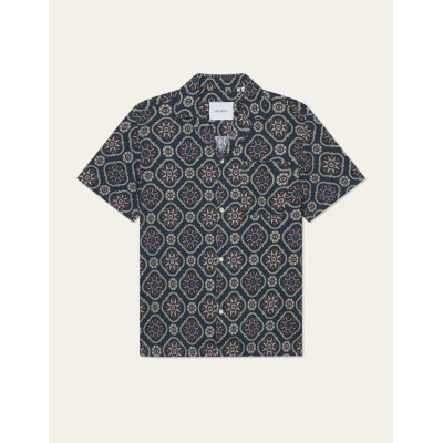 Chemise Manches Courtes Les Deux Homme LUKAS Bleu Marine Cloane Vannes