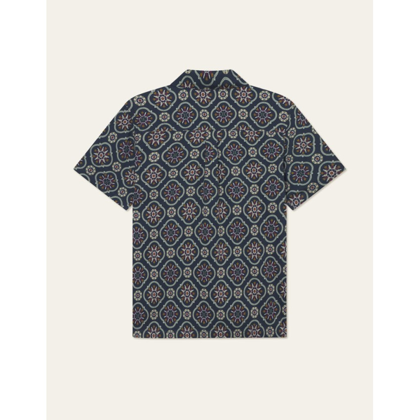 Chemise Manches Courtes Les Deux Homme LUKAS Bleu Marine Cloane Vannes