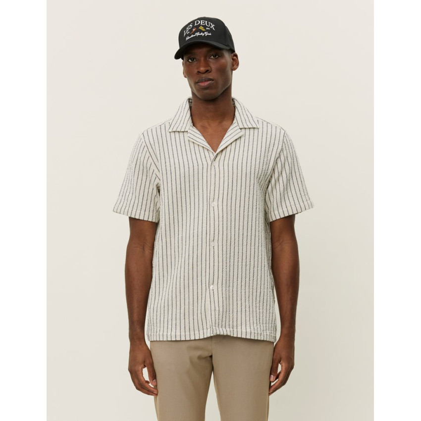 Chemises Manches Courtes Les Deux Homme LESLEY Ecru Cloane Vannes 1000117 215