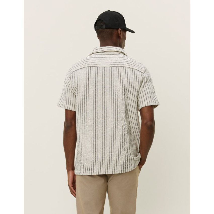 Chemises Manches Courtes Les Deux Homme LESLEY Ecru Cloane Vannes 1000117 215