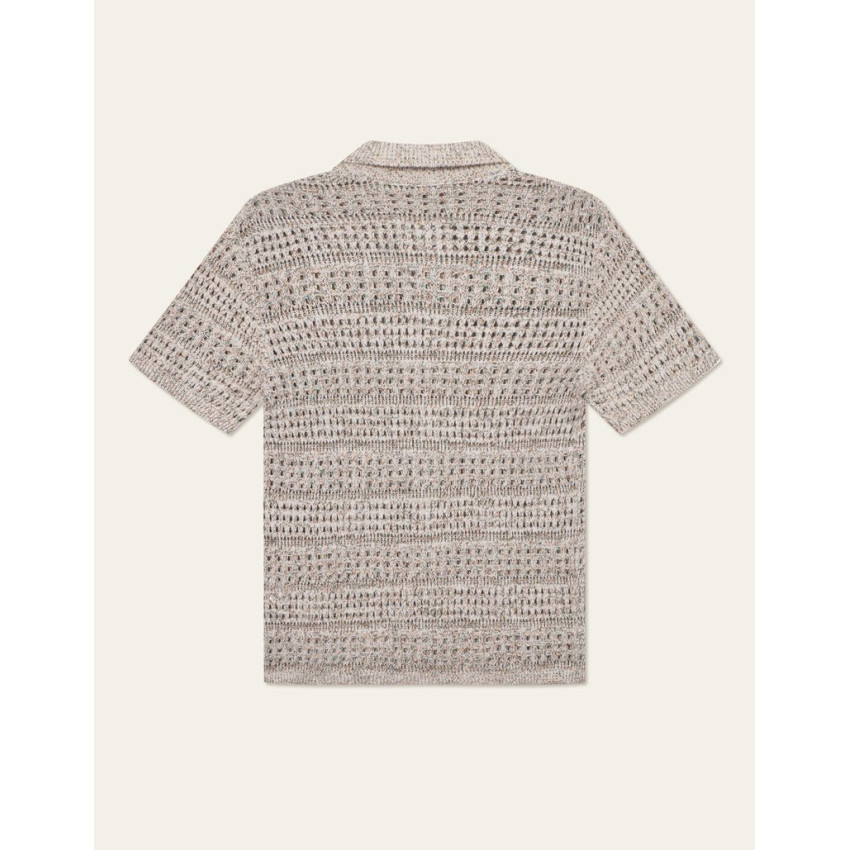 Chemise Manches Courtes Les Deux Homme ELVIN Beige Cloane Vannes 1000040 815