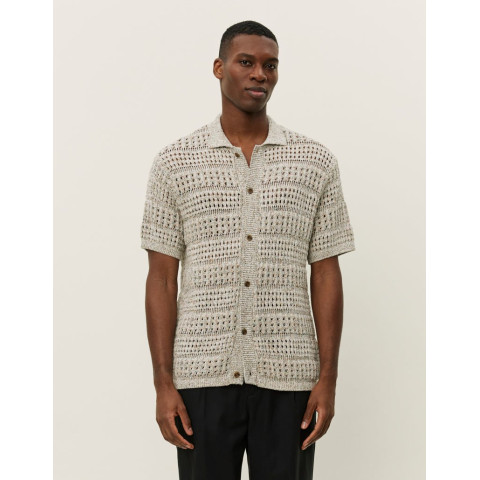 Chemise Manches Courtes Les Deux Homme ELVIN Beige Cloane Vannes 1000040 815